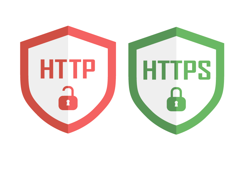 Imagem com HTTPS obrigatório e sem a segurança.